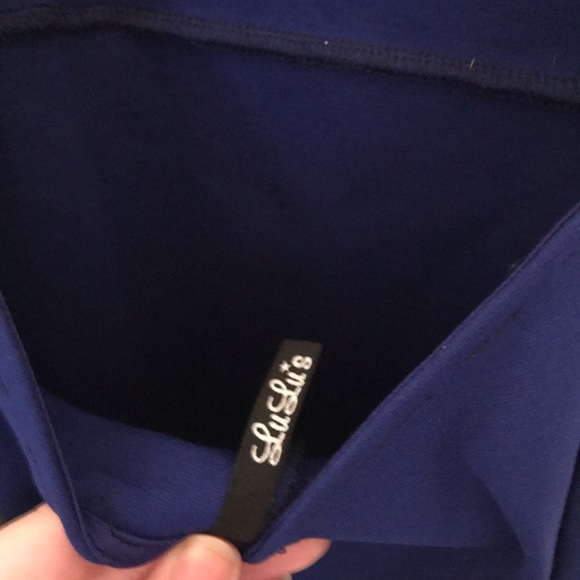 BRINGING IT BACK ROYAL BLUE BODYCON DRESS - Picture 6 of 7